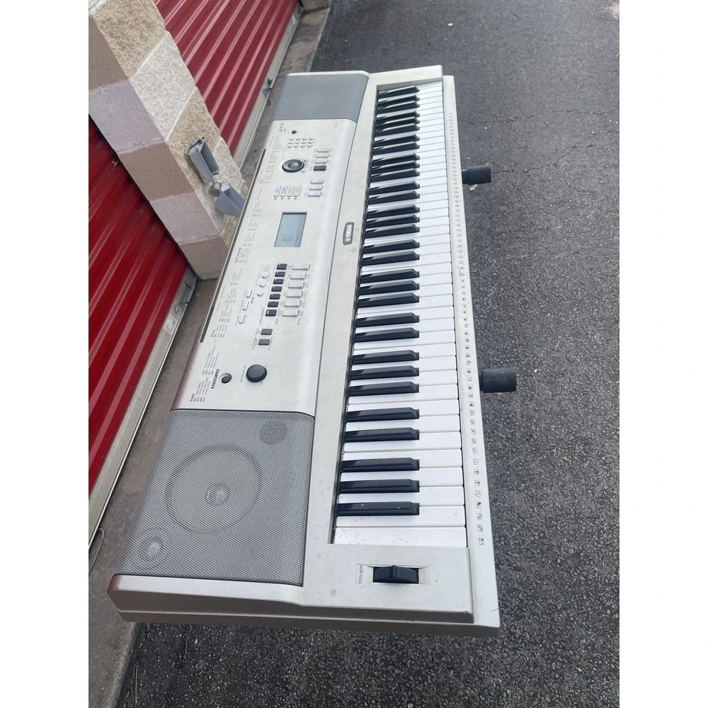 Yamaha YPG-235 76-Key Keyboard Piano w/ Stand & Case Tested Works